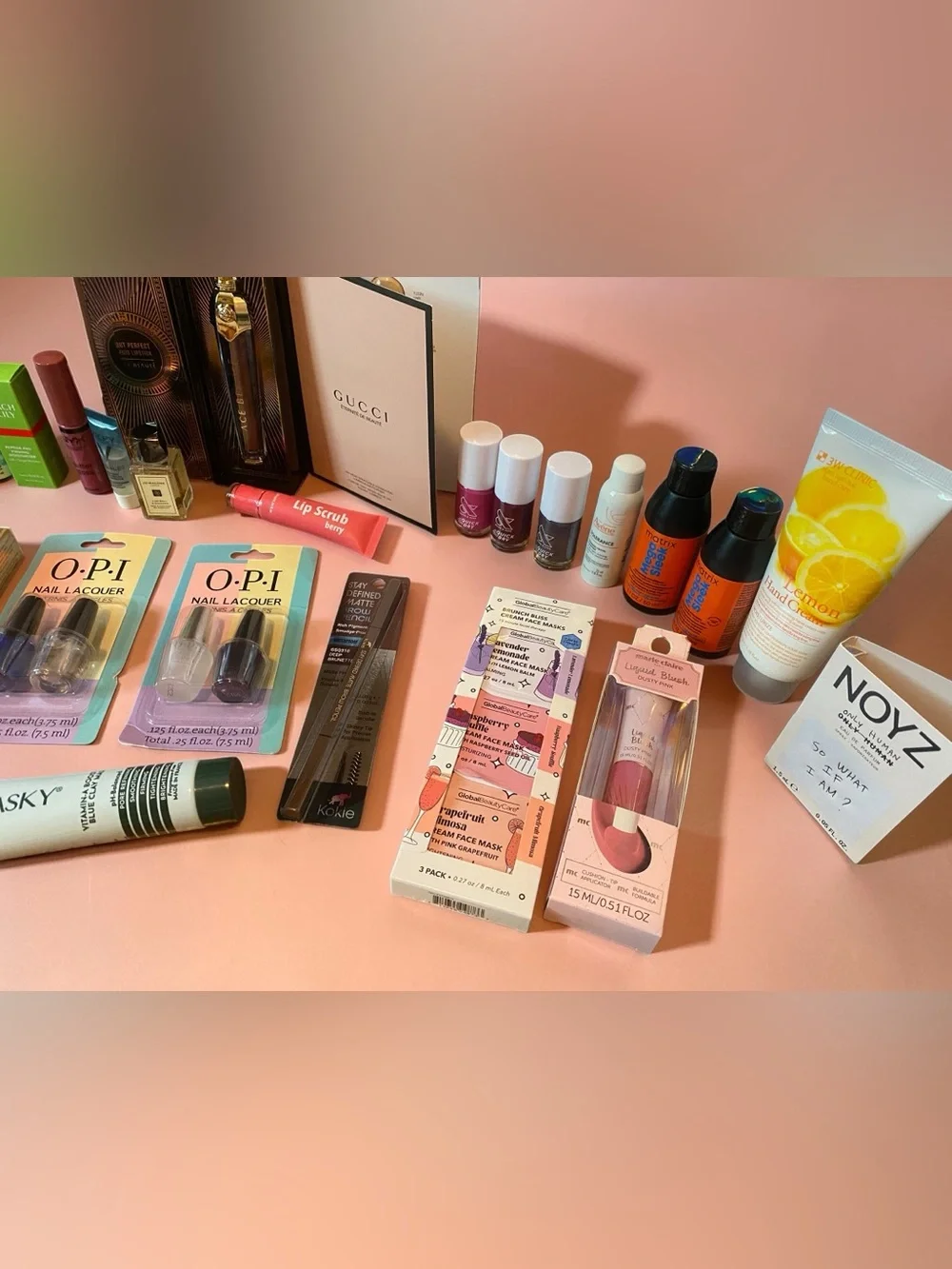 Assorted Women Makeup Collection - Rose Pink Hand Cream & Cosmetics